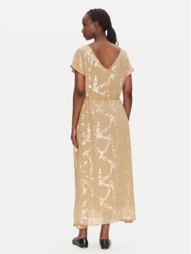 Bruuns Bazaar Sukienka koktajlowa Caroli BBW4550 Beżowy Regular Fit