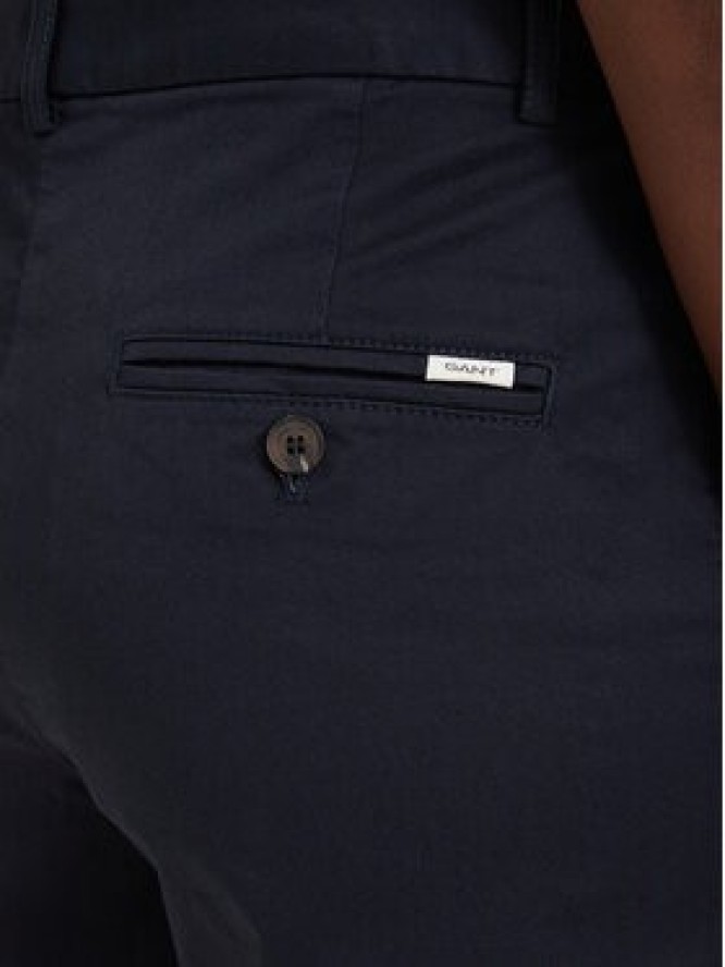Gant Szorty materiałowe 4020130 Granatowy Regular Fit