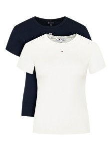 Tommy Jeans Komplet t-shirtów DW0DW21430 Kolorowy Slim Fit