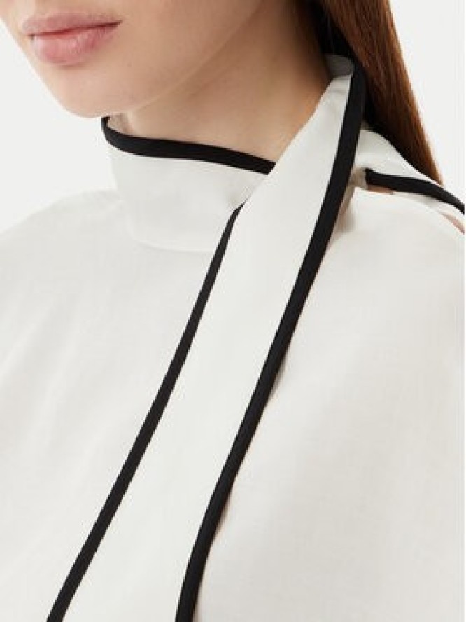 KARL LAGERFELD Bluzka B2W11015 Kremowy Loose Fit