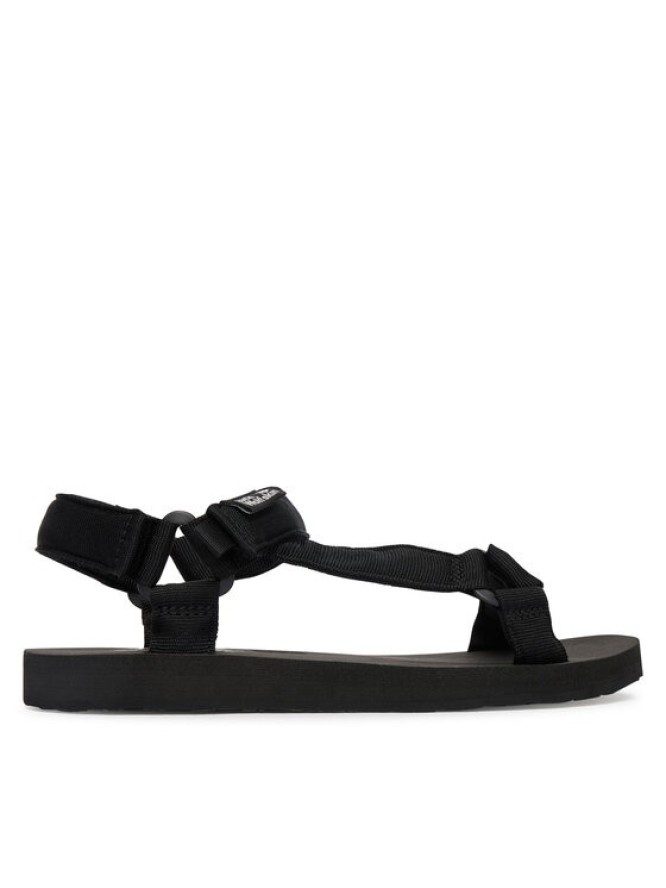 Jack Wolfskin Sandały Taiga A65623 Czarny