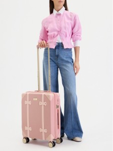 Nine West Walizka kabinowa CEO-NW-S-007-09 PINK Różowy