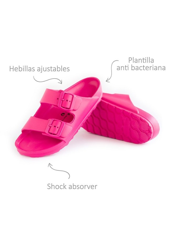 Avispas Klapki "Coachella" w kolorze różowym rozmiar: 37