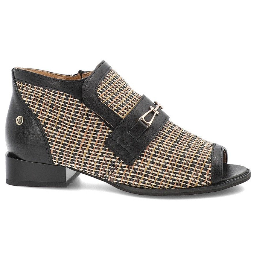 Beżowe Botki Maciejka Eleganckie Obuwie Damskie