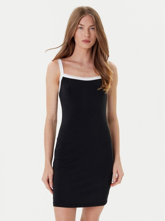 Eleh Sukienka letnia ESS250115 Czarny Slim Fit