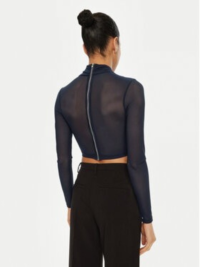 Bardot Bluzka 55001TB2 Granatowy Slim Fit