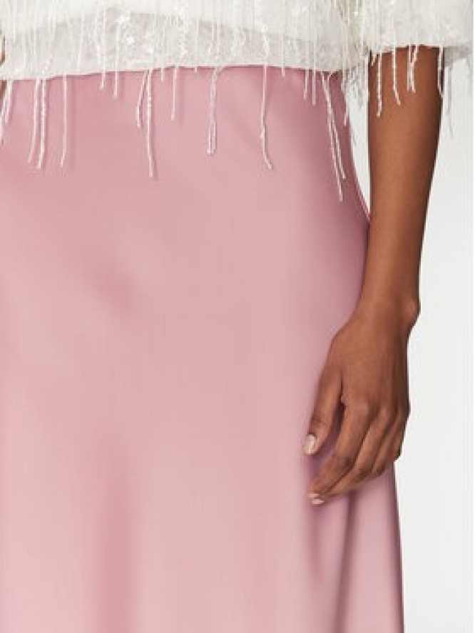 YAS Spódnica trapezowa Pella 26030737 Różowy Regular Fit