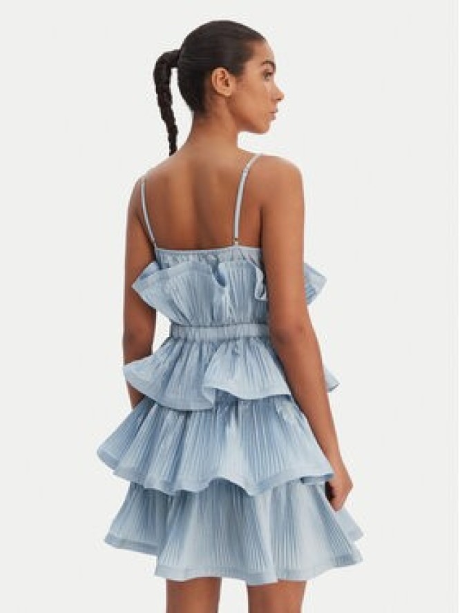 Fracomina Sukienka koktajlowa FQ26SD1007W83101 Niebieski Regular Fit