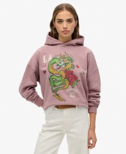 Bluza damska z kapturem Superdry Neo Trad Tattoo
