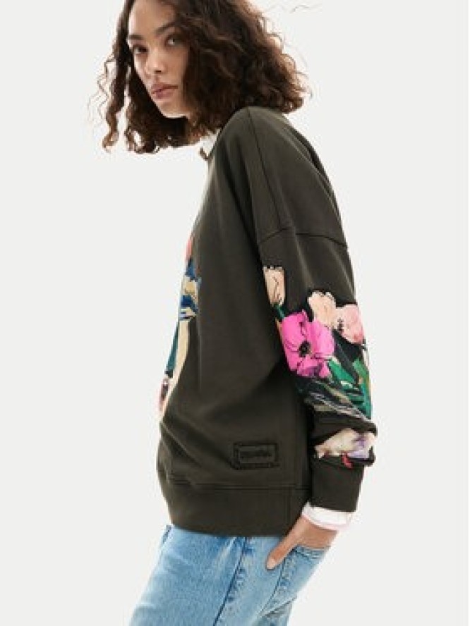 Desigual Bluza Evelyn 26SWSK16 Szary Regular Fit