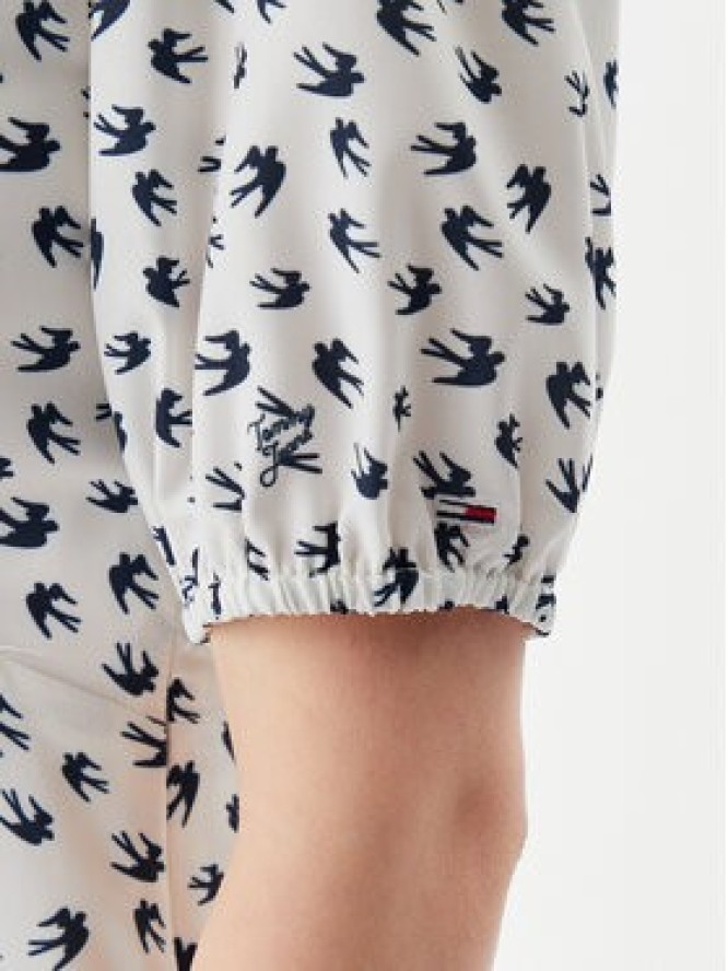 Tommy Jeans Sukienka letnia DW0DW20337 Écru Regular Fit