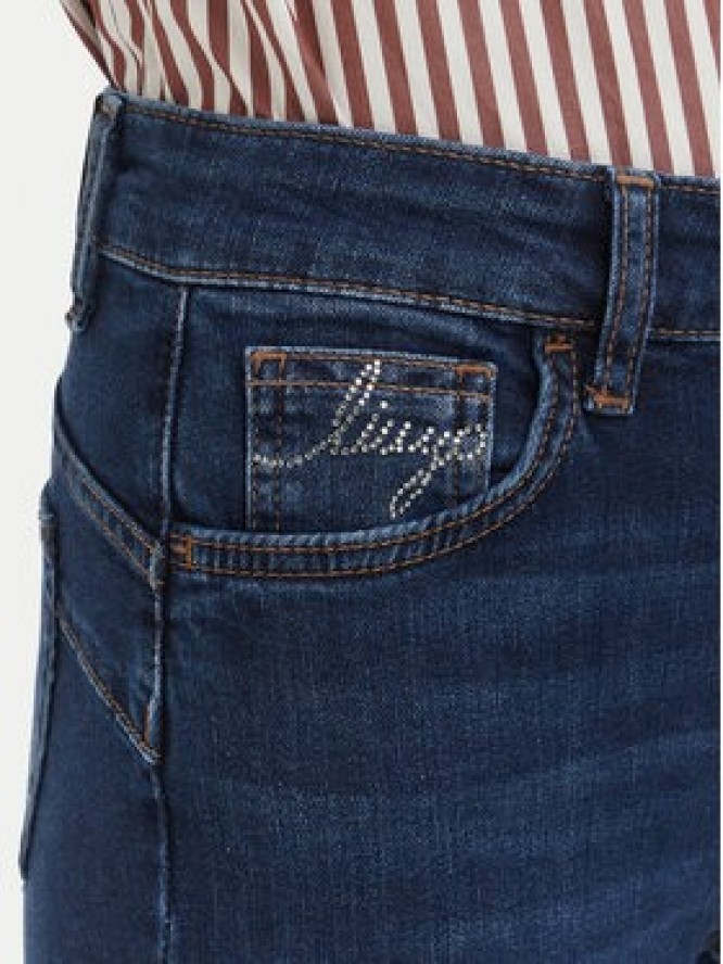 Liu Jo Jeansy UF6013 D0356 Granatowy Skinny Fit
