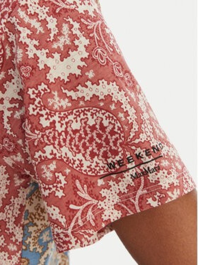 Weekend Max Mara T-Shirt Bussola 2615971022 Czerwony Regular Fit