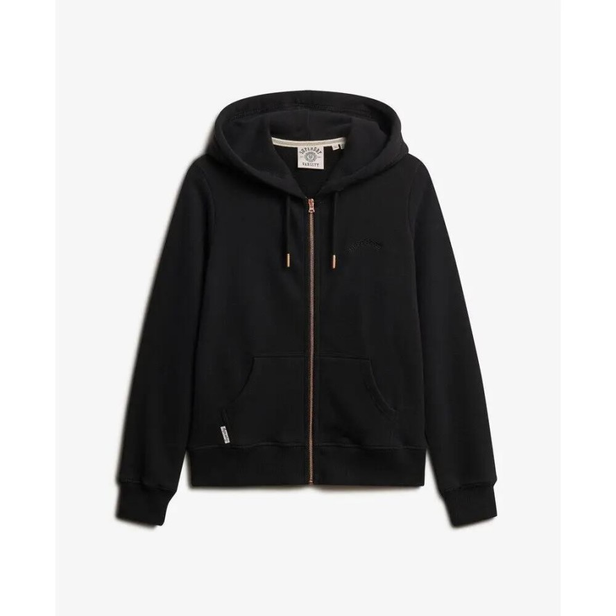 Damska bluza z kapturem zapinana na zamek Superdry Essential Logo Hb