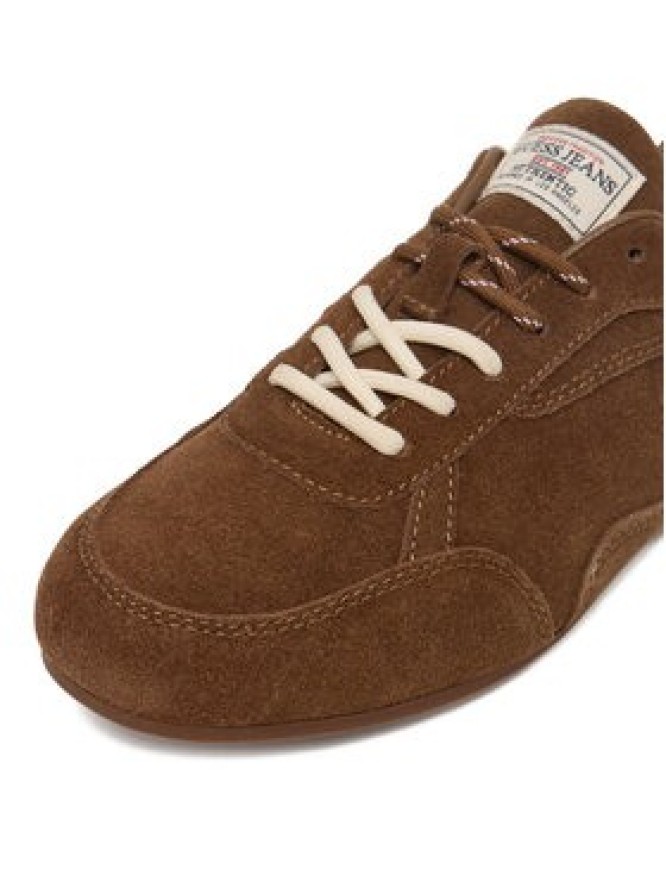 Guess Jeans Sneakersy EO-GSJ118 Brązowy