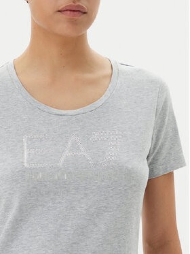 EA7 Emporio Armani T-Shirt 7W000094 AF10373 O8002 Szary Slim Fit