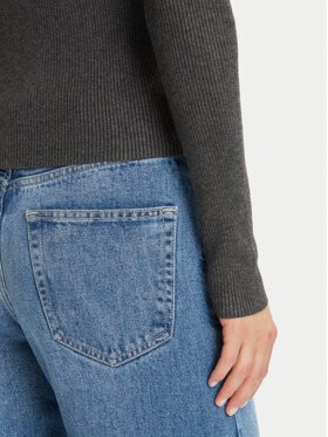 Vero Moda Sweter Siljerib 10336674 Szary Slim Fit