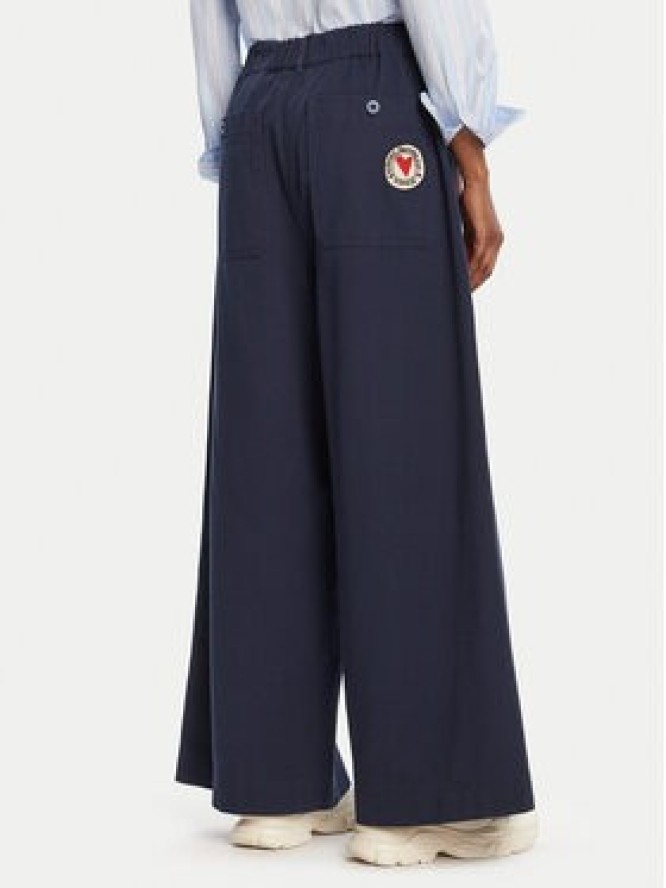 Weekend Max Mara Jeansy Lotus 2525136011 Granatowy Wide Leg