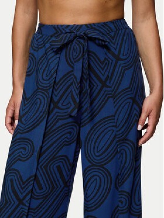 Triumph Spodnie materiałowe Beach MyWear 10222189 Granatowy Wide Leg