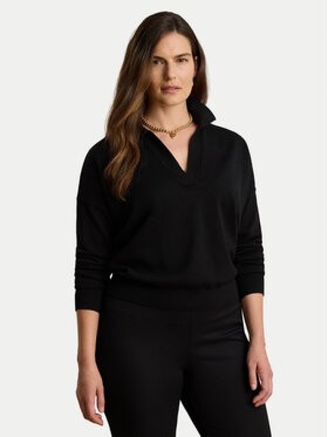 LAUREN RALPH LAUREN Sweter 200P14056002 Czarny Regular Fit