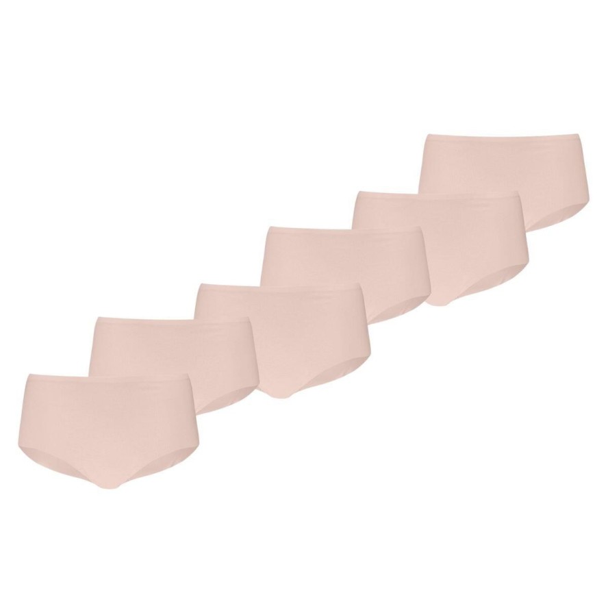 Puma mini szorty damskie Invisible Cotton 6-pak light pink