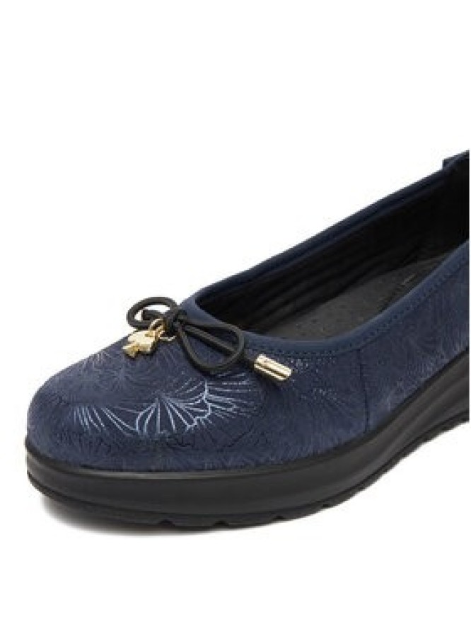 Go Soft Baleriny CEO-WI16-3243-02 Granatowy