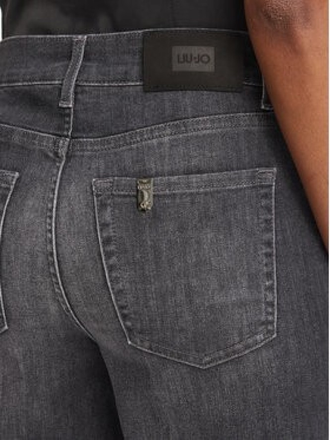 Liu Jo Jeansy Tall UF6068 DS081 Czarny Flared Leg