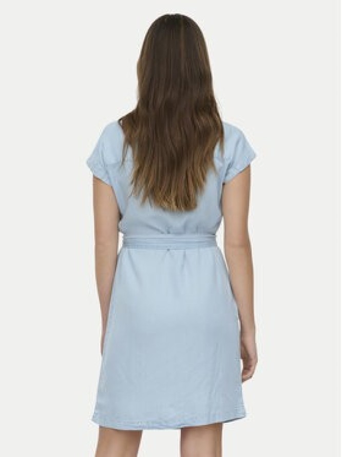 ONLY Sukienka jeansowa Charis 15363972 Niebieski jasny Regular Fit