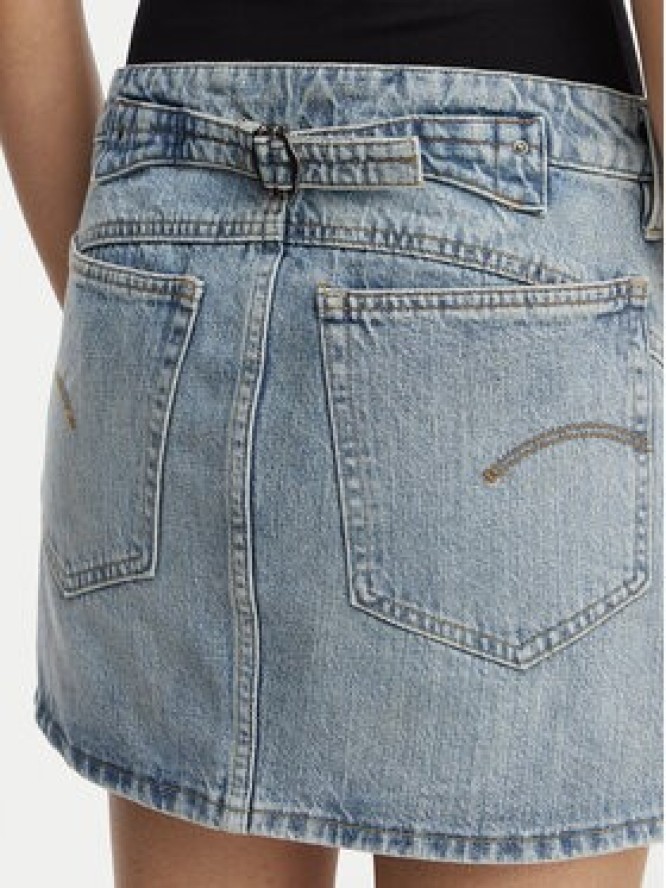 G-Star Raw Spódnica jeansowa Cinch D28409-E352 Niebieski Regular Fit