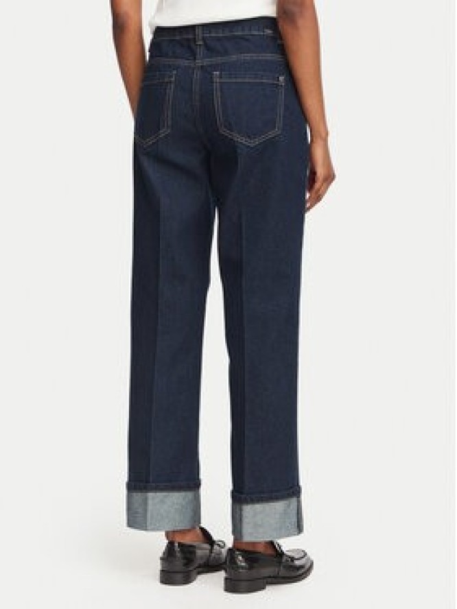 Morgan Jeansy 252-PREVER Granatowy Straight Fit