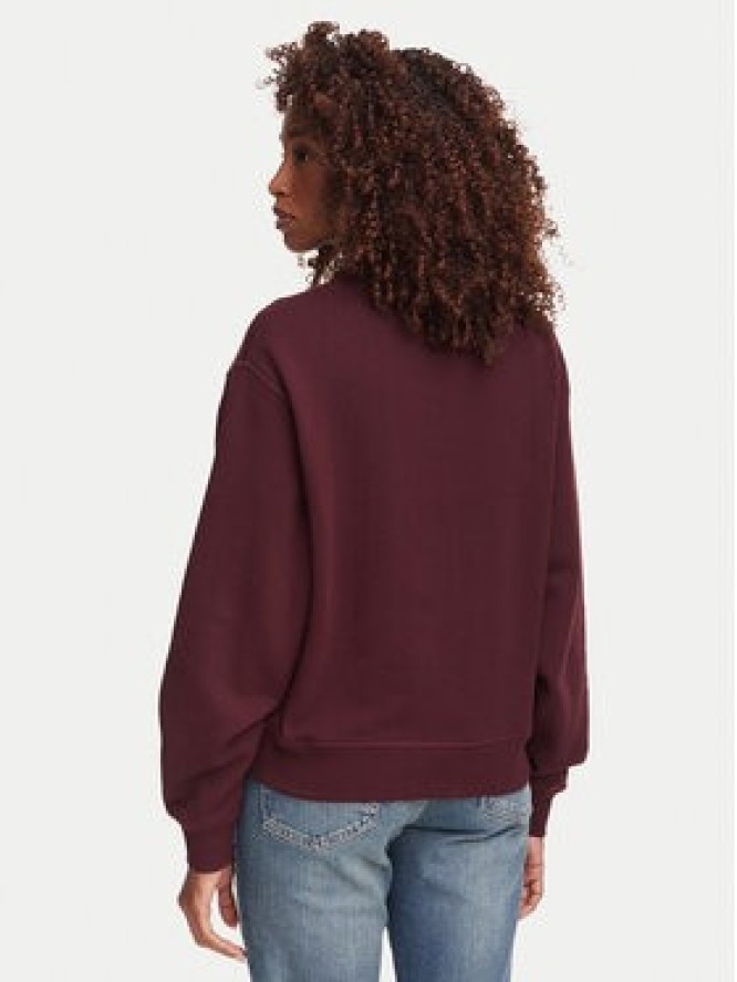 Tommy Hilfiger Bluza Script Terry WW0WW52355 Bordowy Regular Fit