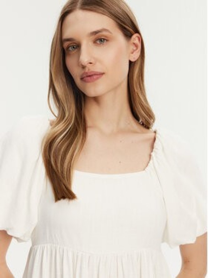 Noisy May Sukienka letnia Leilani 27033018 Biały Regular Fit