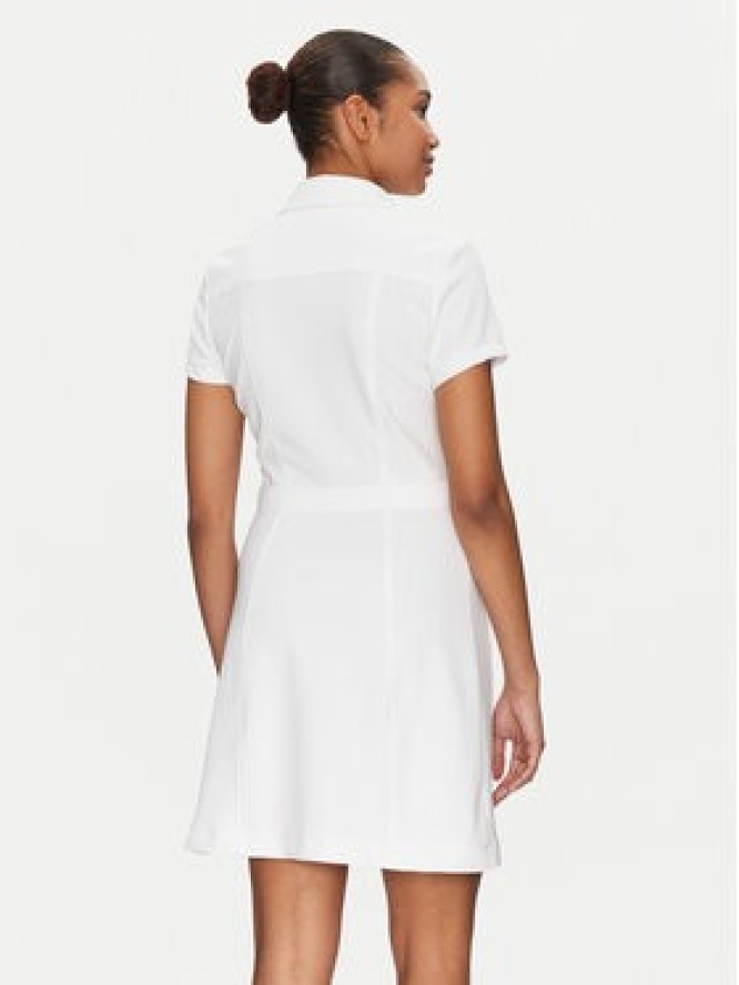 Guess Sukienka koszulowa W5GK70 KCBO2 Biały Regular Fit