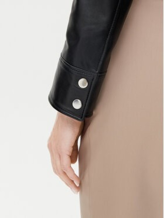 BOSS Kurtka skórzana Sadenita 50531325 Czarny Regular Fit