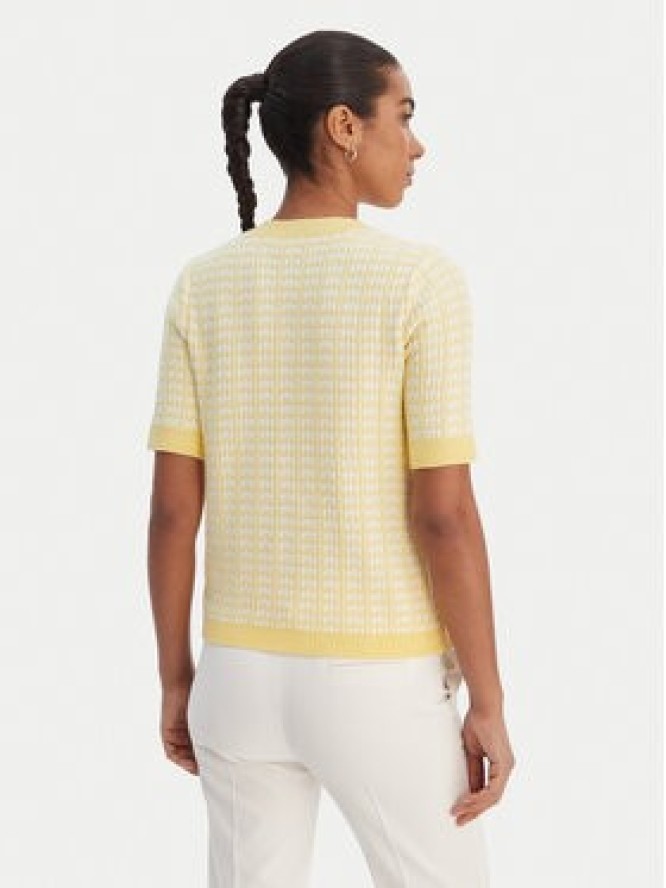 Morgan Kardigan 261-MIRES Żółty Slim Fit