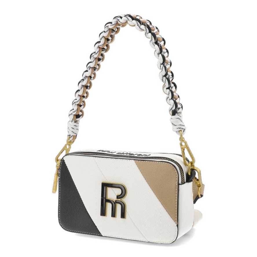 Biała Zgrabna Torebka Damska Pepe Moll