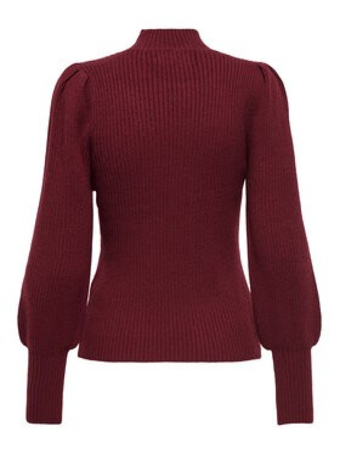 ONLY Sweter Katia 15232494 Bordowy Regular Fit