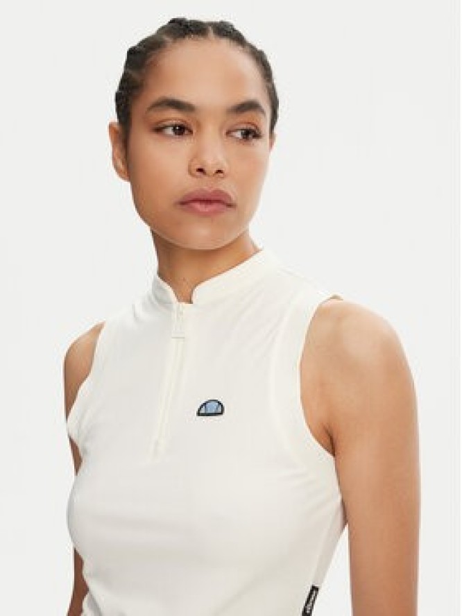 Ellesse Sukienka codzienna Medusa SGZ21966 Biały Slim Fit