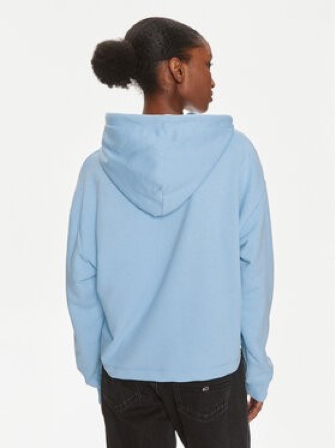 Tommy Jeans Bluza Essential Logo DW0DW17797 Błękitny Relaxed Fit