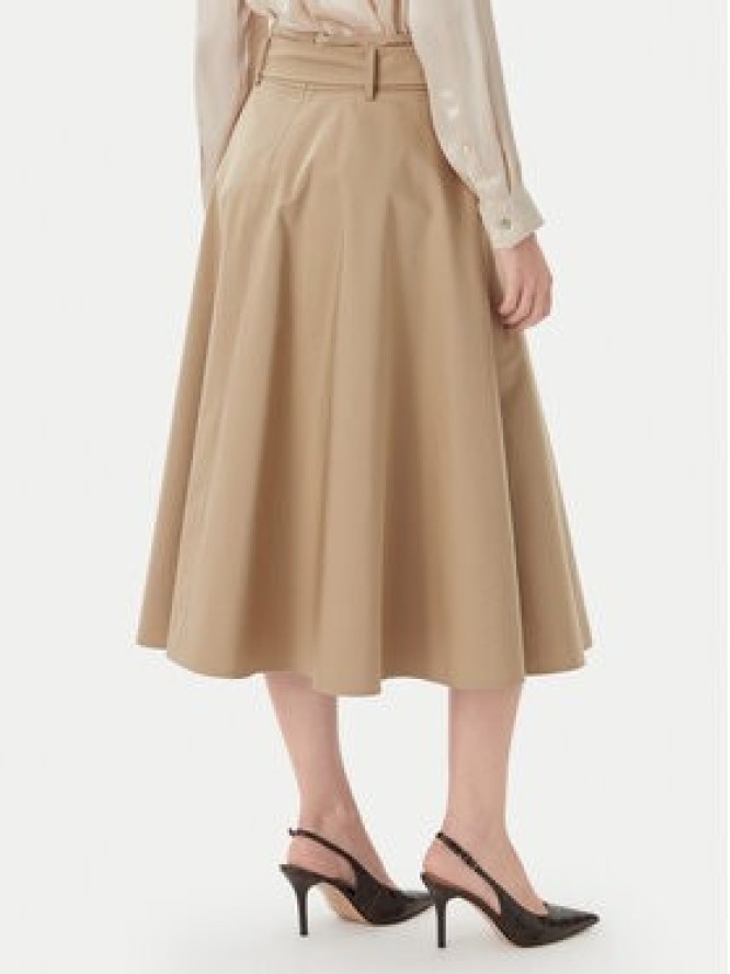 Marella Spódnica trapezowa Tappeto 2613101101 Beżowy Regular Fit