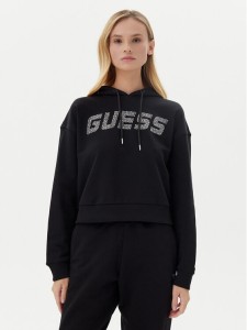 Guess Bluza V5GQ09 KCRP0 Czarny Relaxed Fit