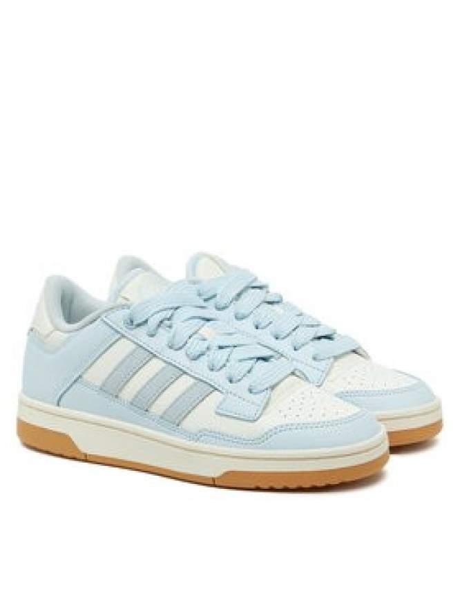 adidas Buty do koszykówki Rapid Court Low JR3163 Błękitny