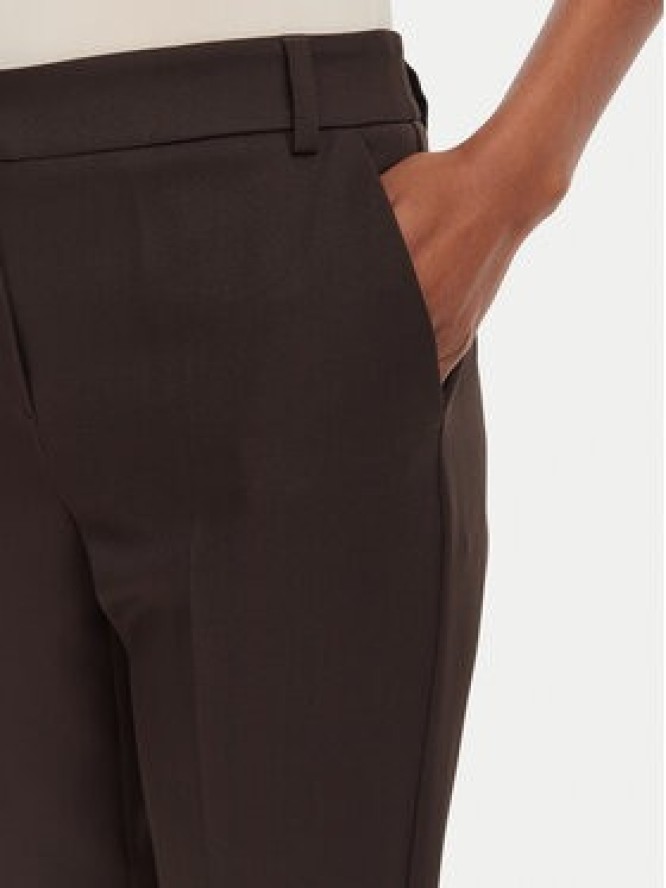 Marella Spodnie materiałowe Amico2 2625136291 Brązowy ciemny Straight Fit
