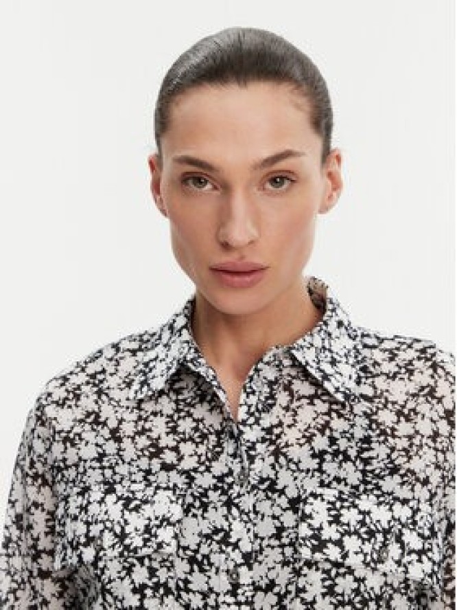 MICHAEL Michael Kors Sukienka koszulowa MS582UXH7F Czarny Relaxed Fit