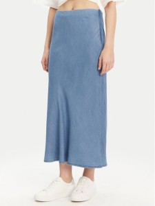 ONLY Spódnica maxi Chigo 15338281 Niebieski Regular Fit