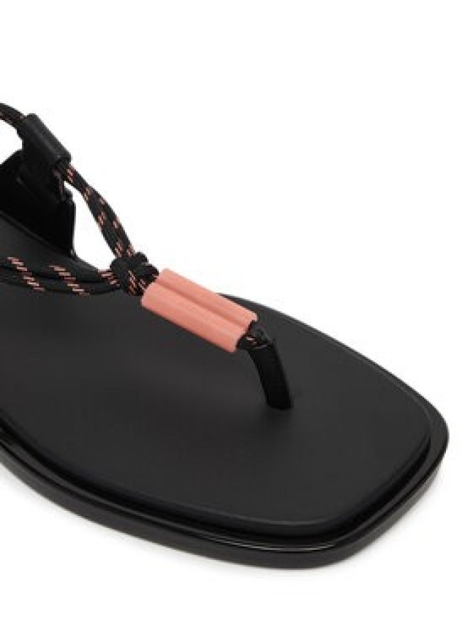 Calvin Klein Sandały Beach Sandal Rope Pu 2 HW0HW02967 Czarny