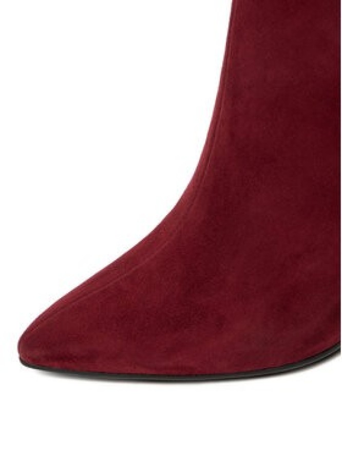 Eva Minge Botki EO-ELAINA-E123-02B Bordowy