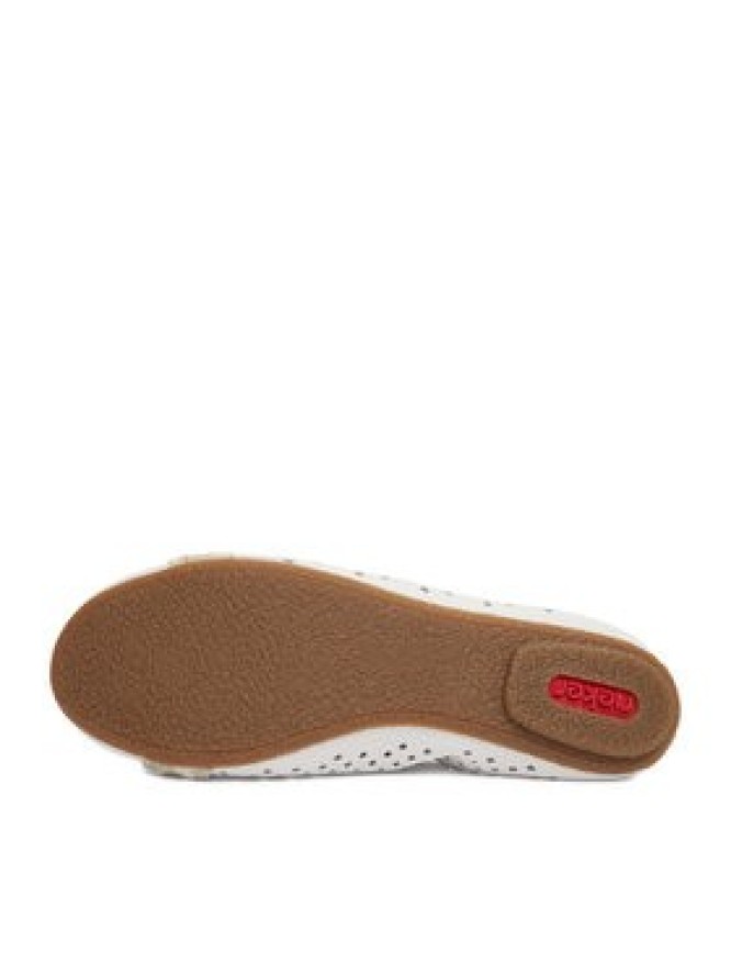 Rieker Baleriny CEO-41430-81 Biały