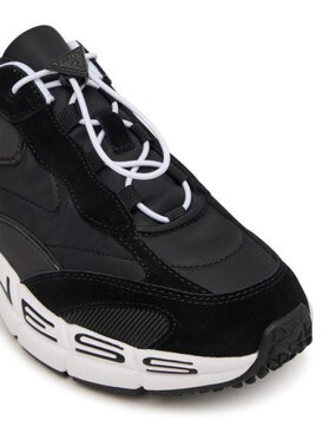 Guess Sneakersy FLTBRZ LEA12 Czarny
