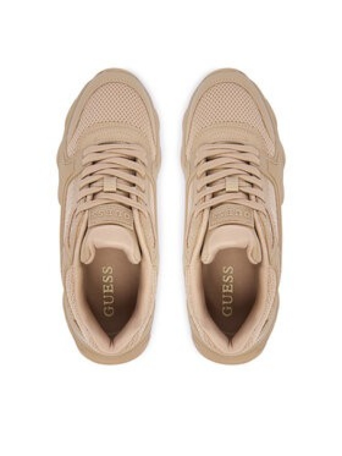 Guess Sneakersy FLTMZZ ELE12 Beżowy